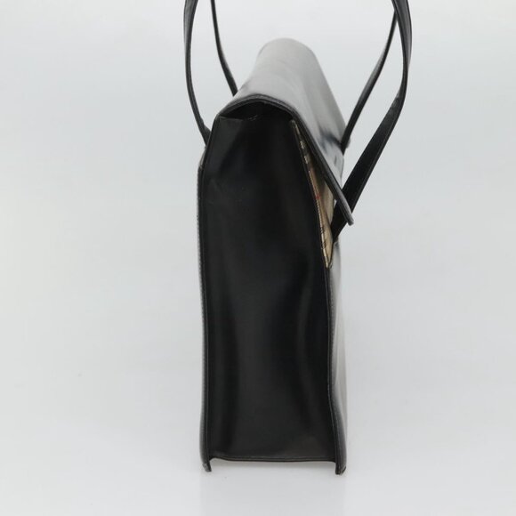 BURBERRY Shoulder Bag Leather Black Auth MY280 - Picture 5 of 16